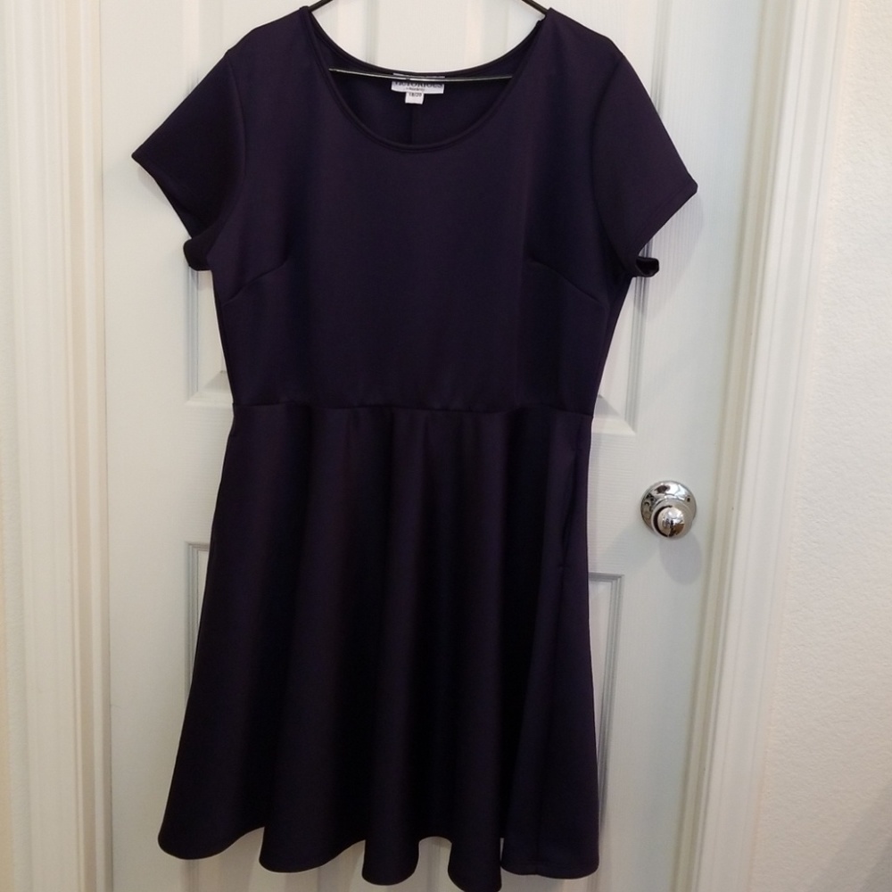 Vicortious by Society plus dress with pockets